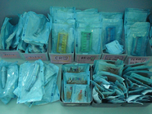 基本セットの滅菌